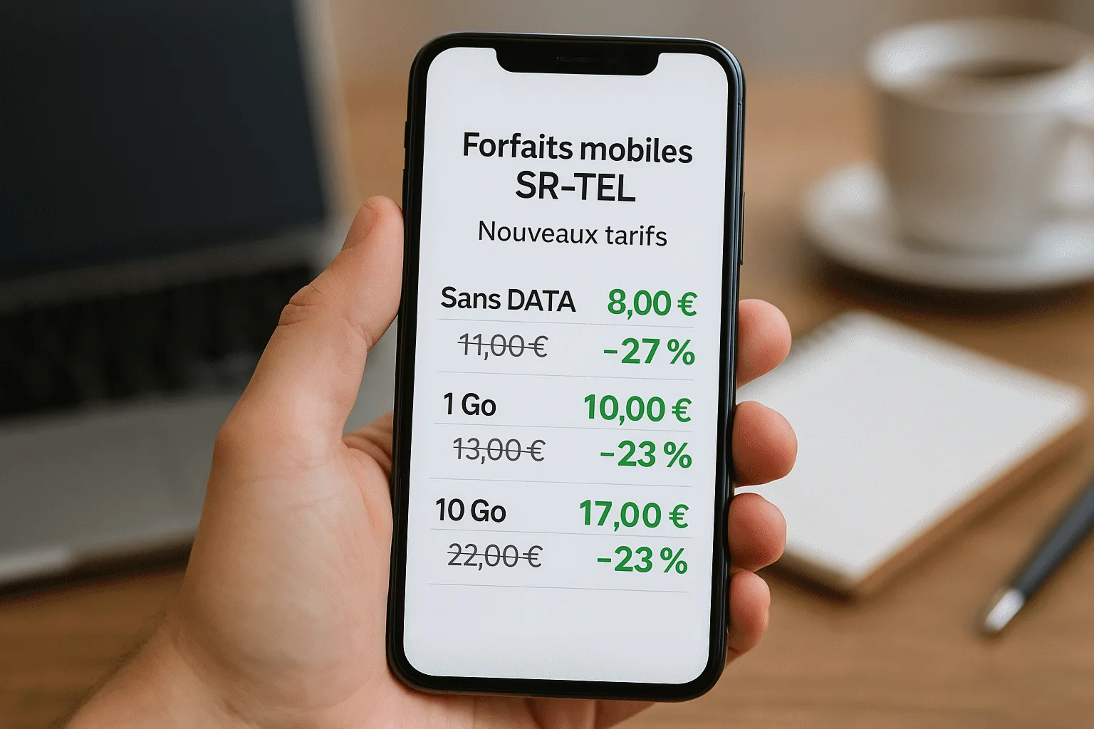 Baisse des tarifs des abonnements mobiles au 1er septembre 2025